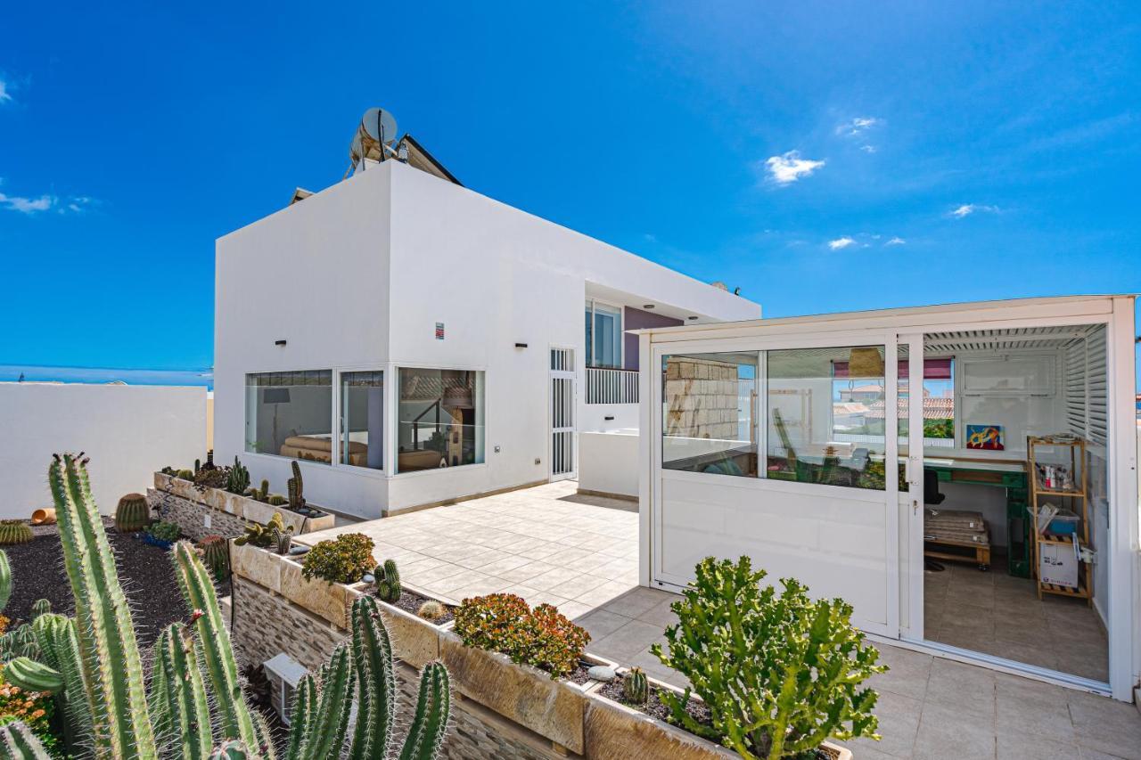 Modern 3Bdr Villa With Heated Pool El Médano Exterior photo