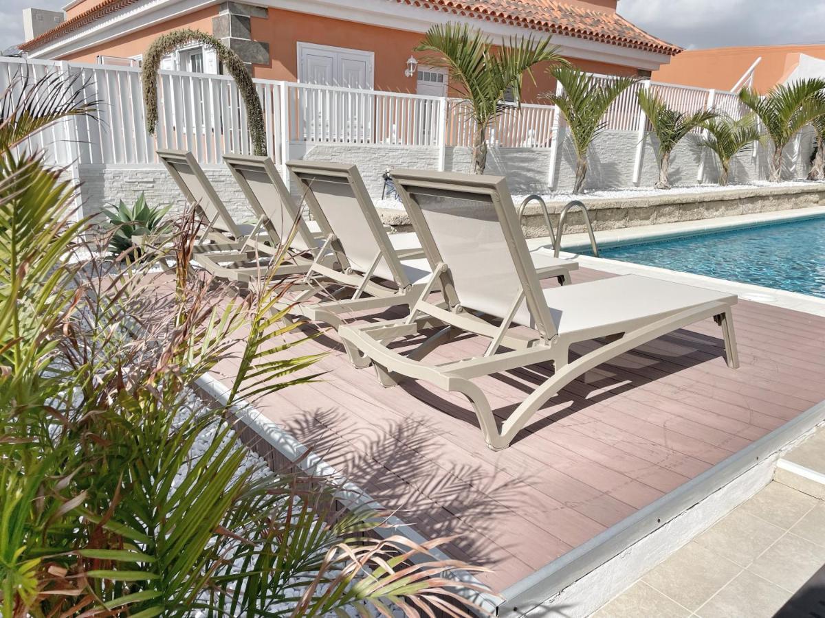 Modern 3Bdr Villa With Heated Pool El Médano Exterior photo